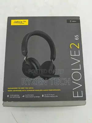 Jabra Evolve2 65 Stereo Headset With Link380a (Usb-A) (Ms Version)
