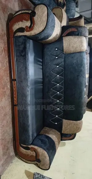 Black Permanent Sofa Seat