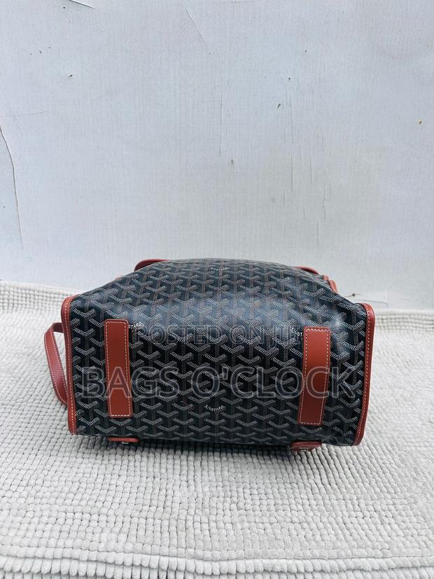 Authentic Goyard Saint Léger Backpack - Black Tan - thumbnail 5