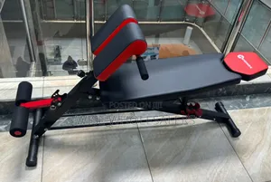 Adjustable Decline Sit-Up Bench With Leg Support