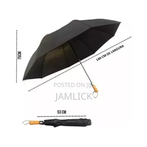 Large Reinforced Automatic Umbrella - Hk