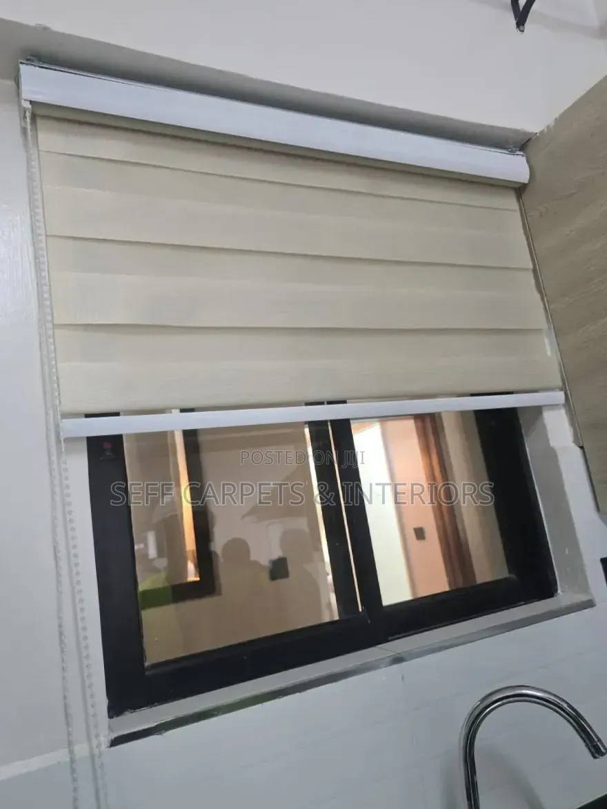 Zebra Blinds for New Office Windows