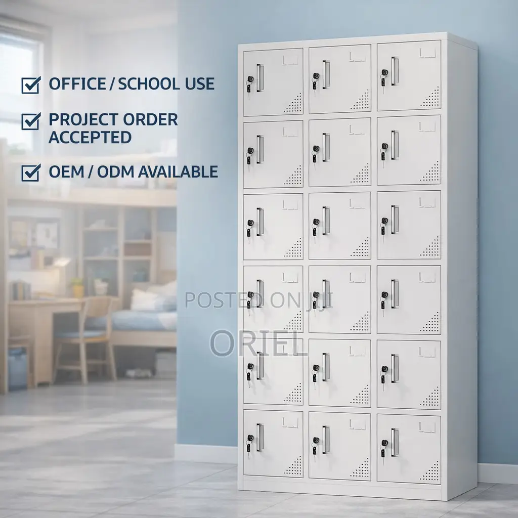 Office Cabinet : Secure 15-Locker Office Cabinet