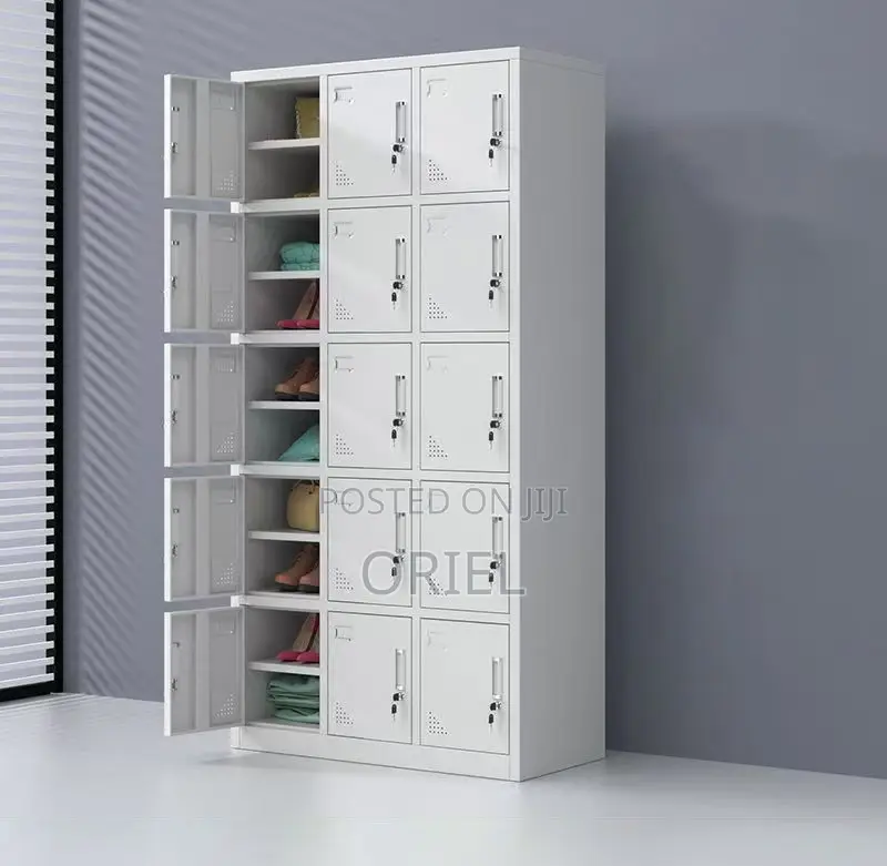 Office Cabinet : Secure 15-Locker Office Cabinet