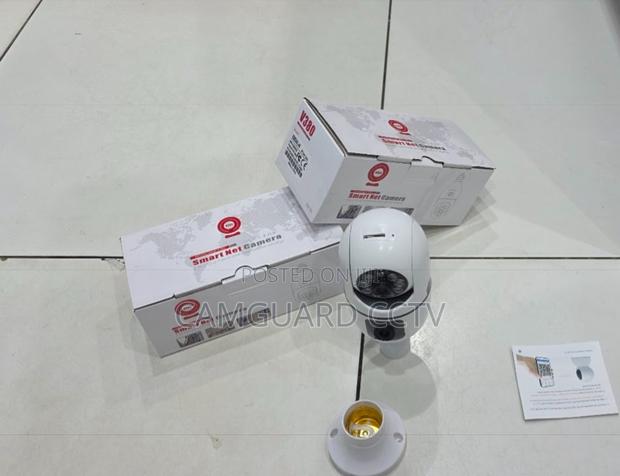 Indoor Dual Lens Security Bulb Camera 360° – V380 Pro - main view