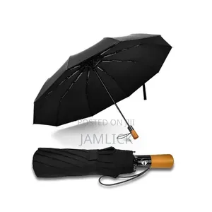 Large Reinforced Automatic Umbrella - Hk