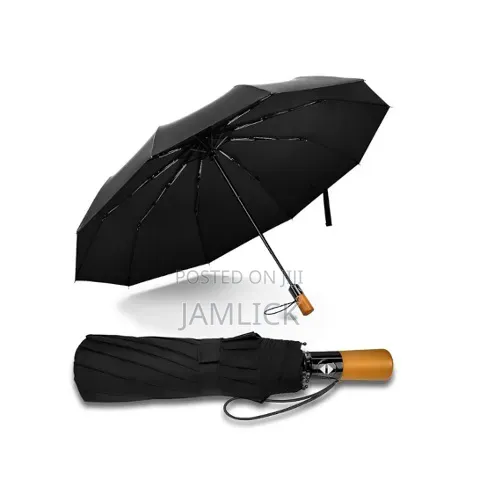 Large Reinforced Automatic Umbrella - Hk