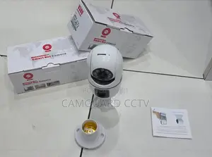 Pan Tilt Dual Lens Bulb Camera Night Vision – V380 Pro