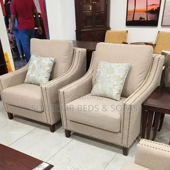 Single Seater Cream Armchair