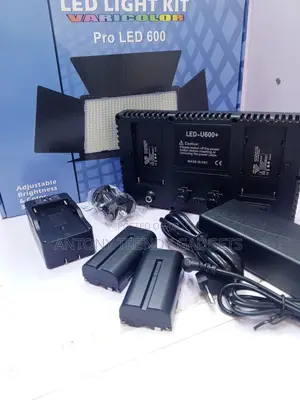 Professional Led 600 Photography Light Kit Adjustable Panel