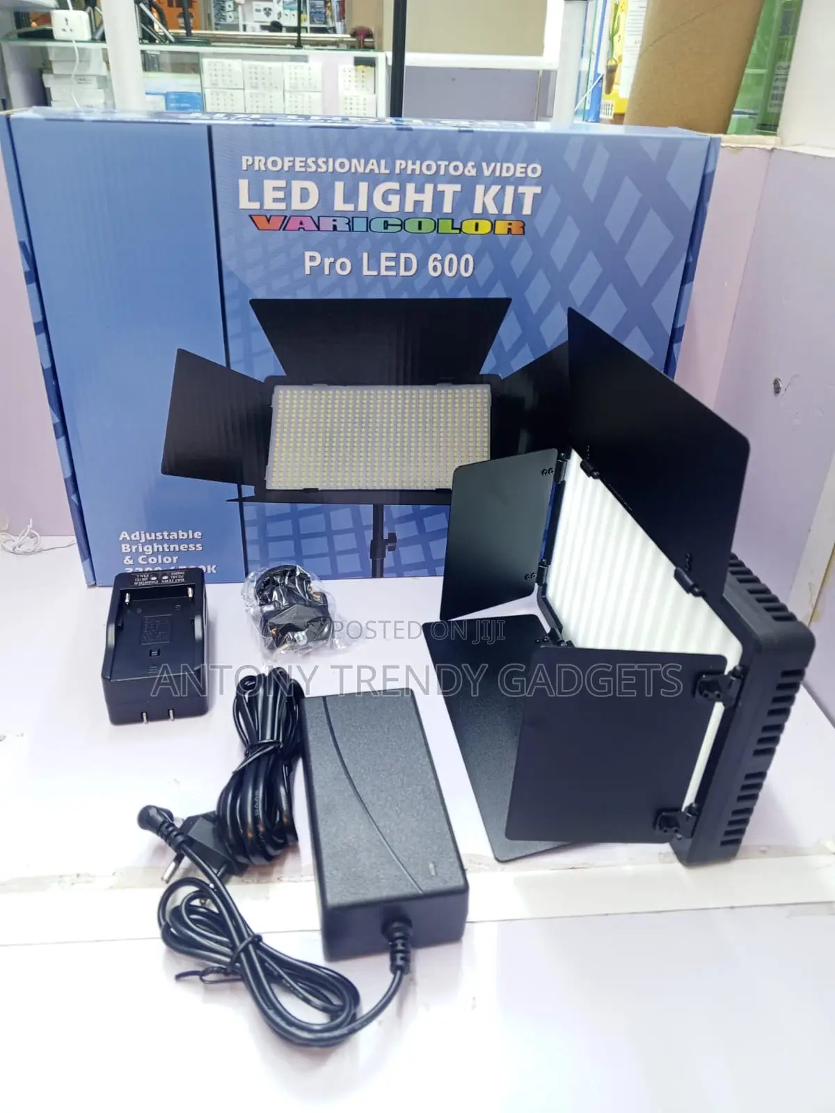 Professional Led 600 Photography Light Kit Adjustable Panel