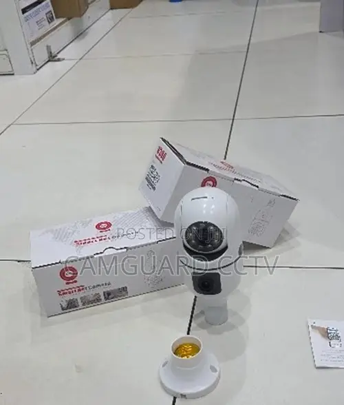 Wireless Dual Lens CCTV Bulb Camera Hd – V380 Pro