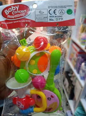 4 PCS Set New Born Baby Cute Rattle Gift Toy - Hk