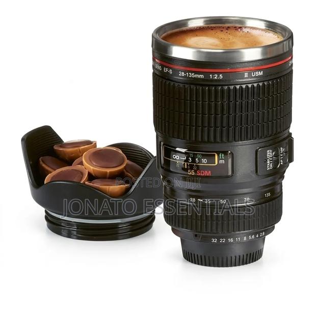 Camera Lens Mug Stainless Steel Insulated Thermos Cup - thumbnail 2
