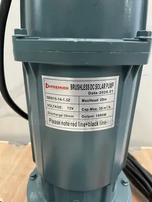 Premier Brushless Dc Solar Pump 72v 1500w 20m Head
