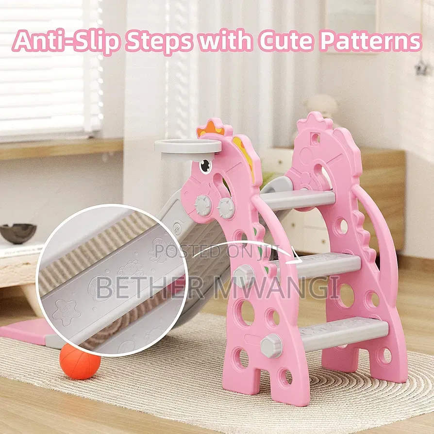 Foldable Anti-Tip Stable Slide for Toddlers in Kenya