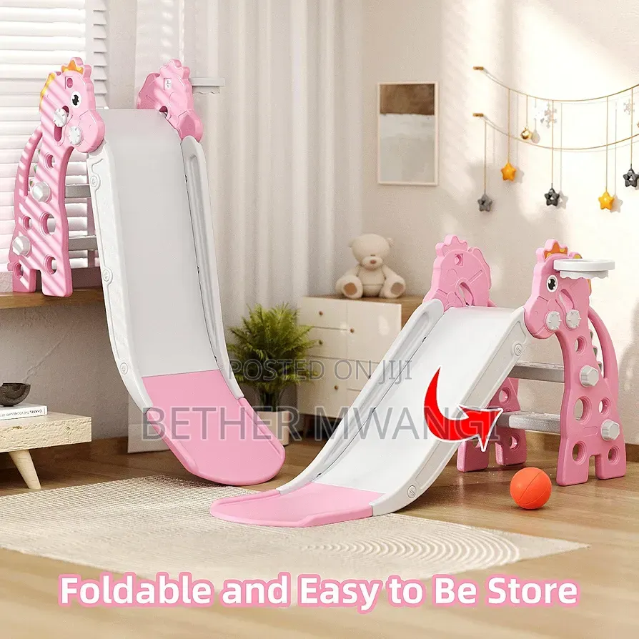 Foldable Anti-Tip Stable Slide for Toddlers in Kenya