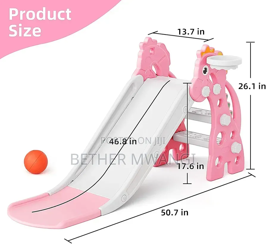 Foldable Anti-Tip Stable Slide for Toddlers in Kenya