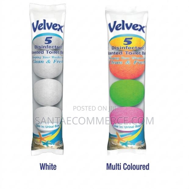 Elvex Disinfectant Scented White and Coloured 5pack Balls