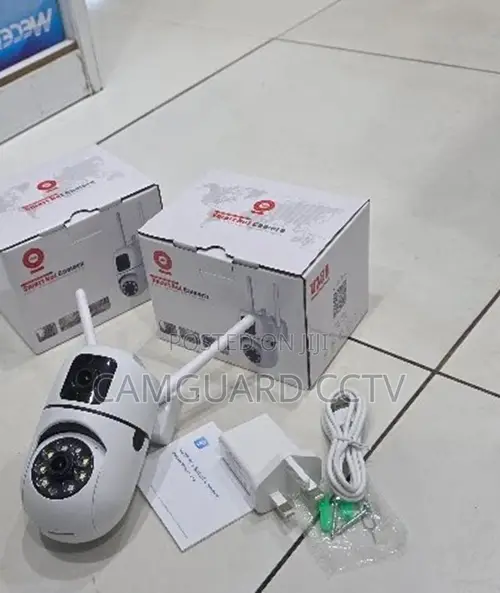 Dual Lens Wifi Security Camera 360° PTZ – V380 Pro App, Type-C Power
