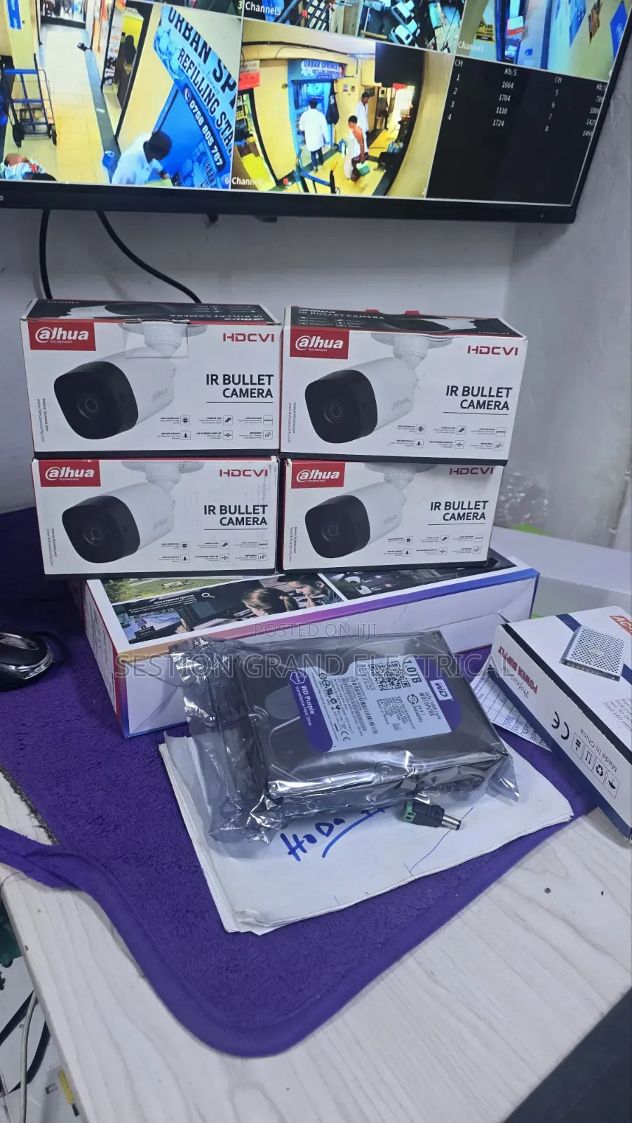 Dahua 4 Channel Kit