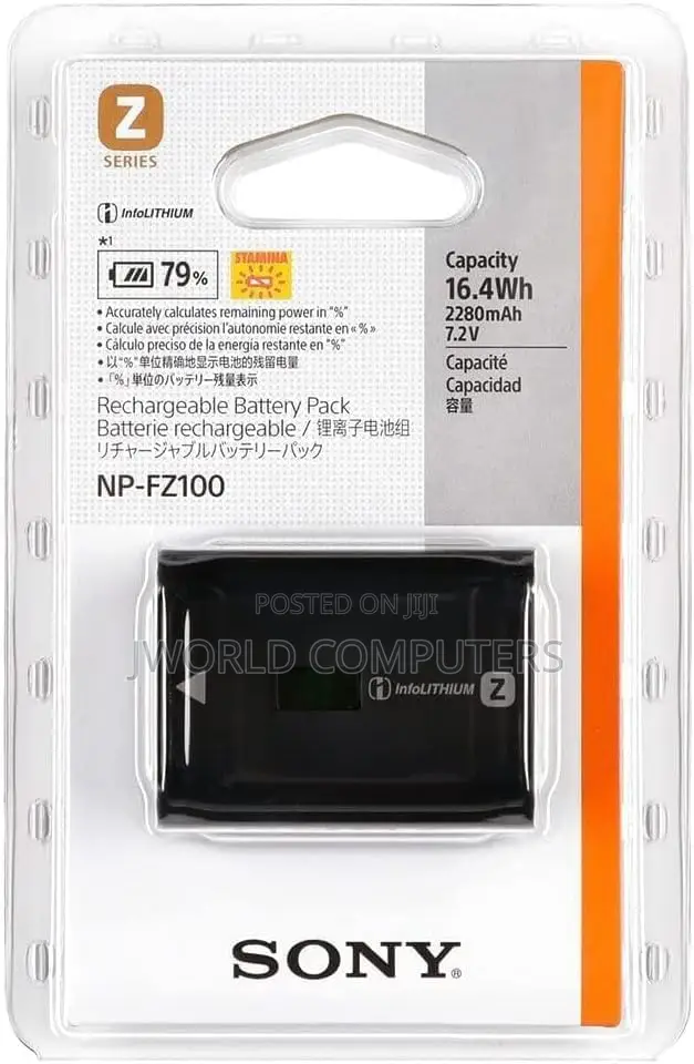Sony NPF Z100 Original Battery