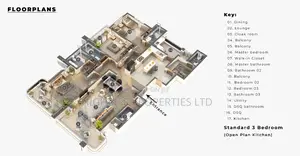 3bdrm Apartment in The Address, Nyali for sale