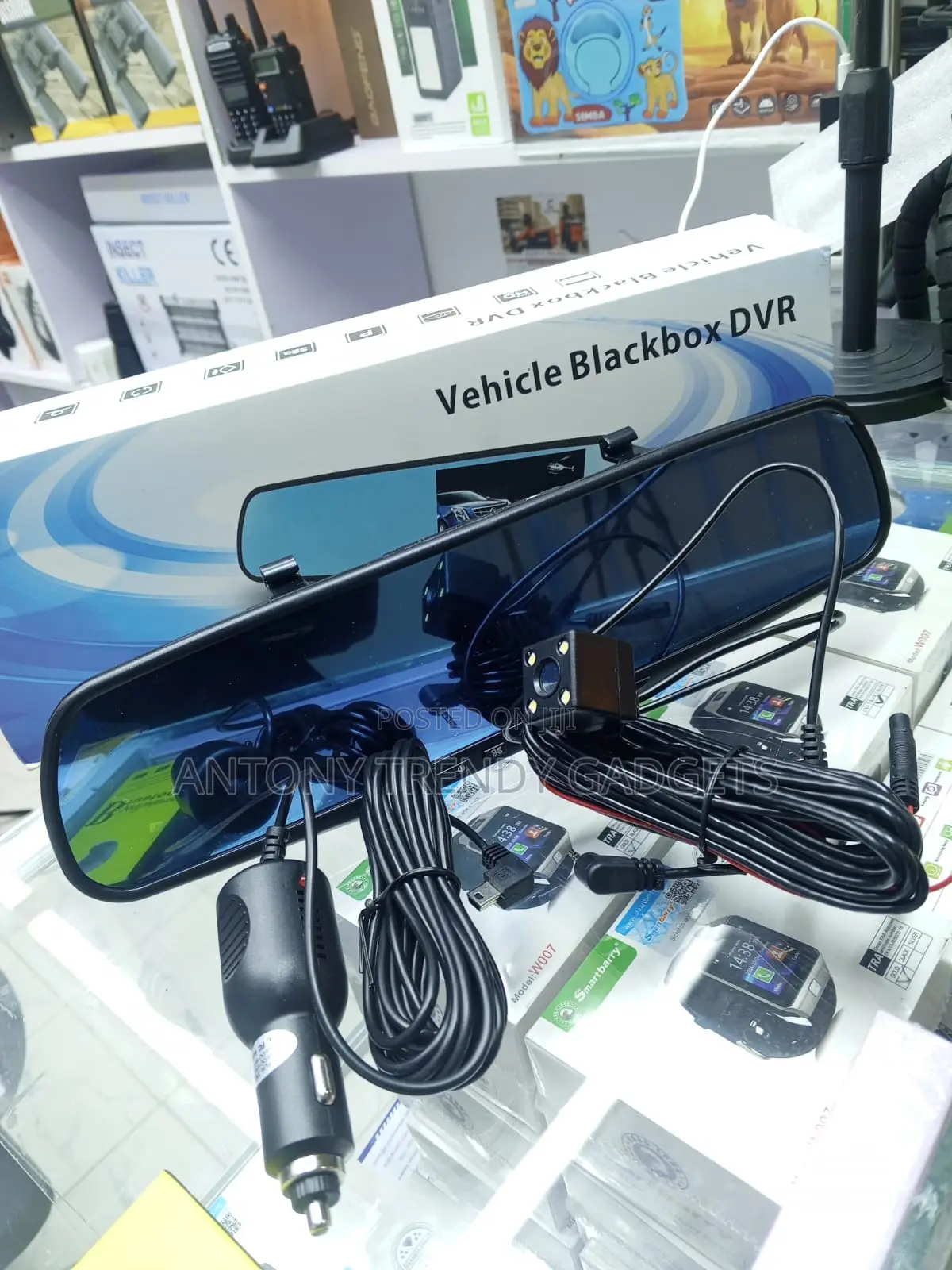 Full Hd 1080p Car Dash Cam Mirror Dvr Loop Recording