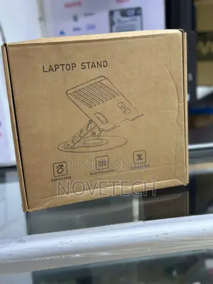 Laptop Stand for Desk, Adjustable Stand With 360° Rotating Base