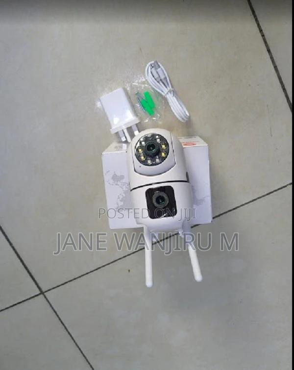 ~~ Wall Mount Bulb Dual Lens Wifi Camera