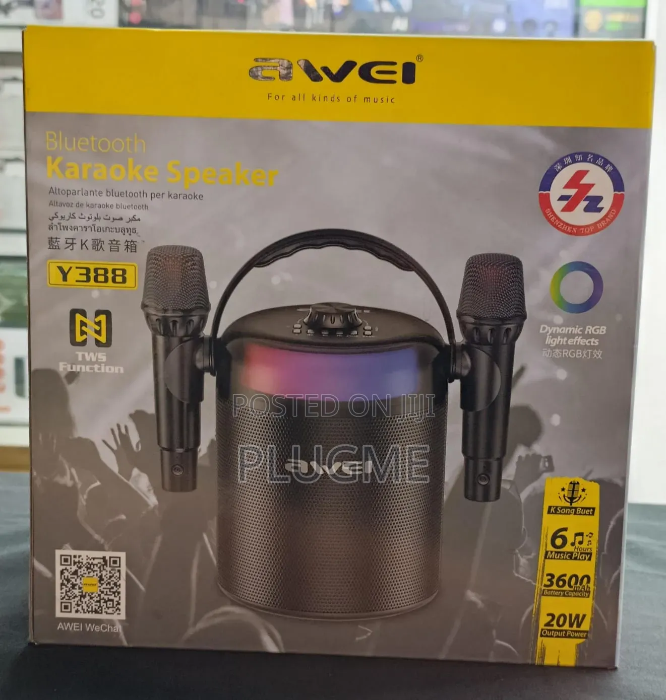 Awei Y388 20w Bluetooth Karaoke Speaker