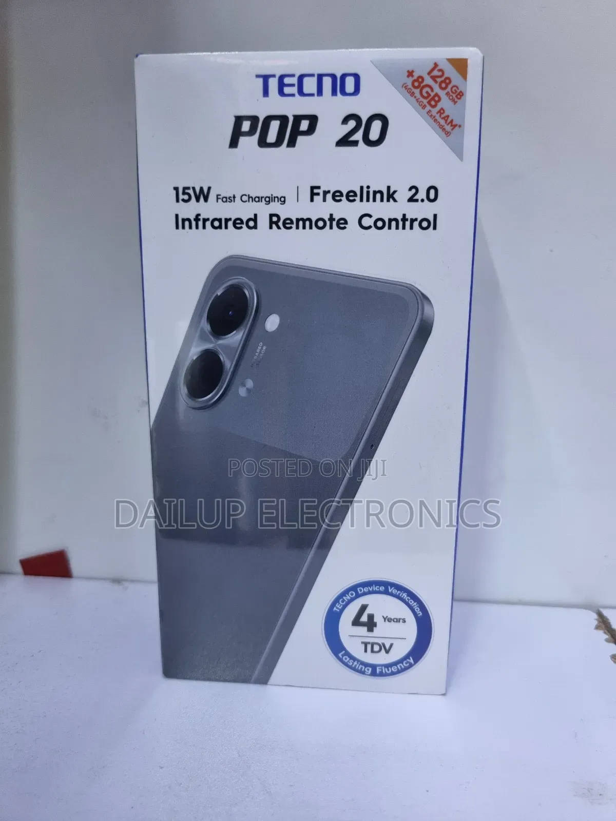 New Tecno Pop 20 128 GB Black
