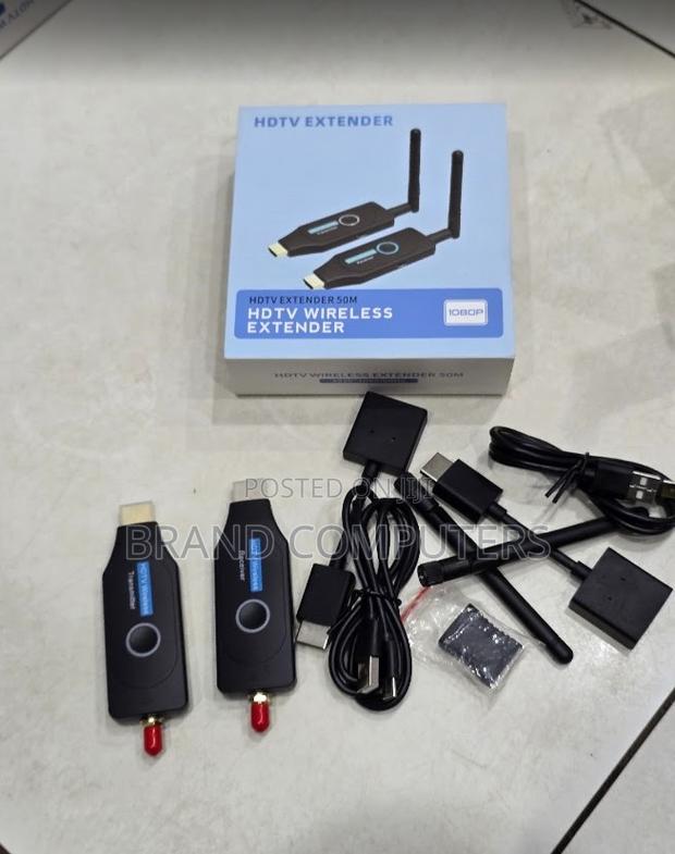Wireless Hdmi Extender 50m 1080p for Camera Laptop Pc to Tv Projector