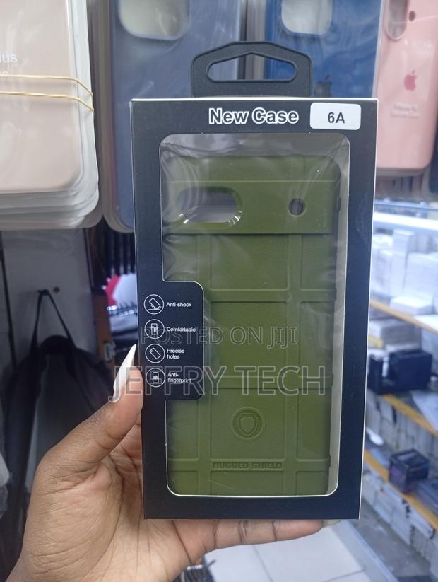 Google Pixel 6a Raised-Grid Pattern Case - main view