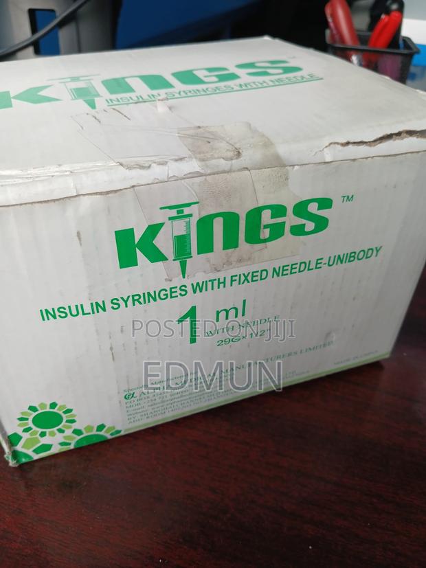 Insulin Syringes With Fixed Needle-Unbody
