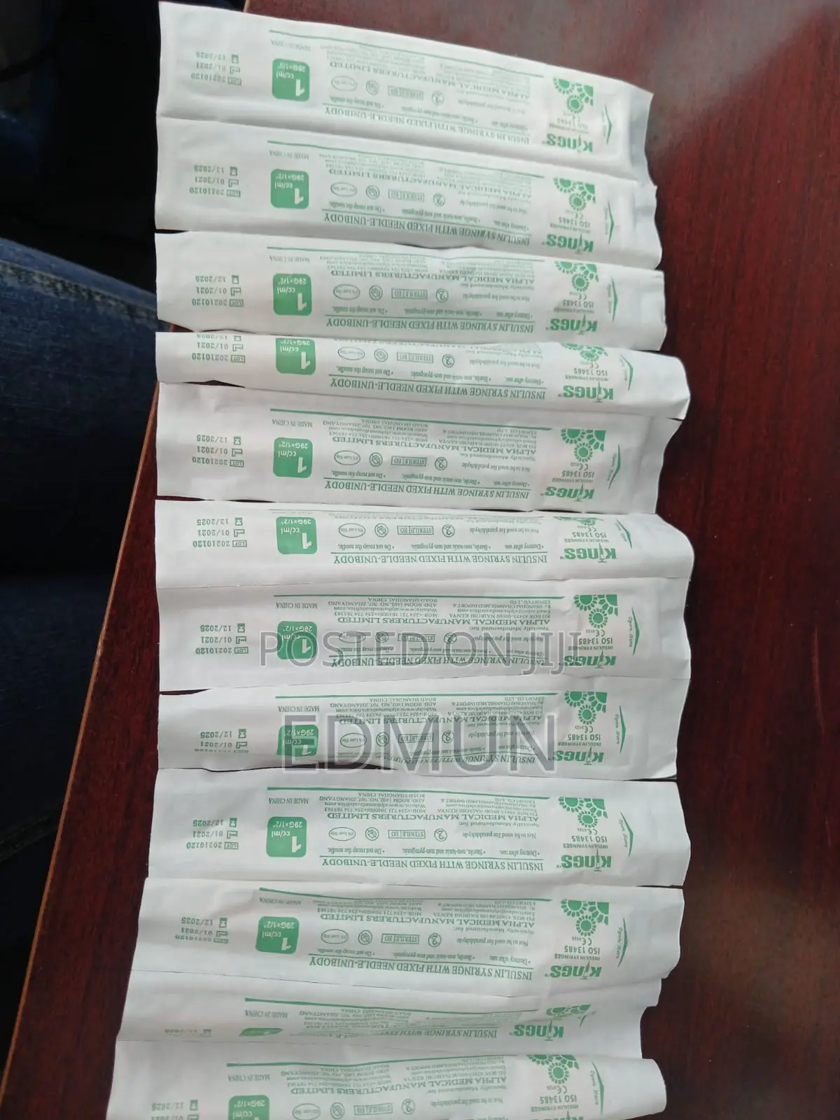 Insulin Syringes With Fixed Needle-Unbody