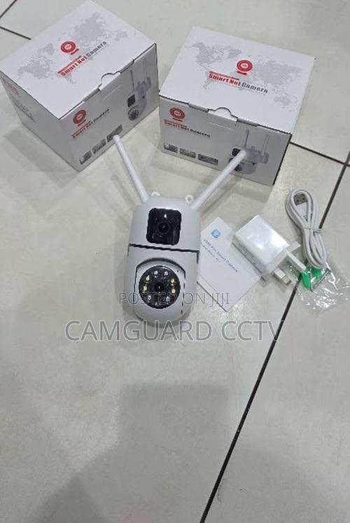 Hd Dual Lens Security Camera With Antenna – V380 Pro, Type-C Power - main view