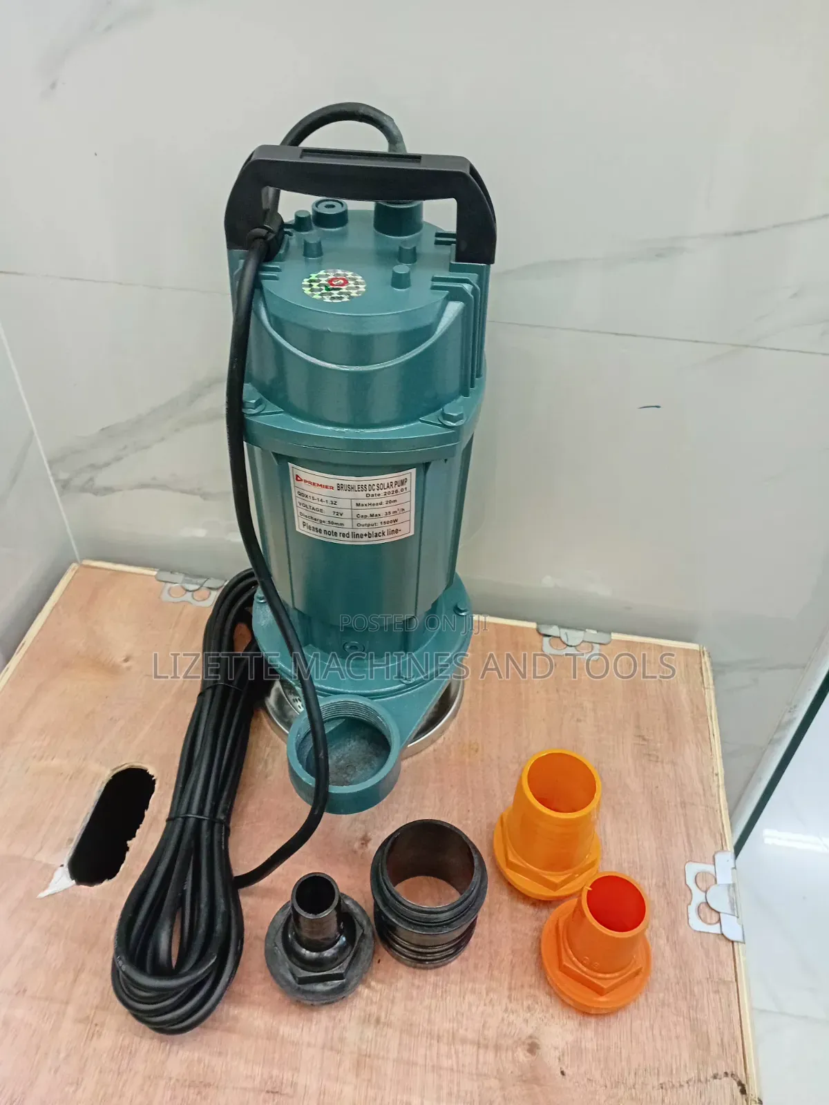 Premier 1500w Brushless Dc Solar Pump 72v