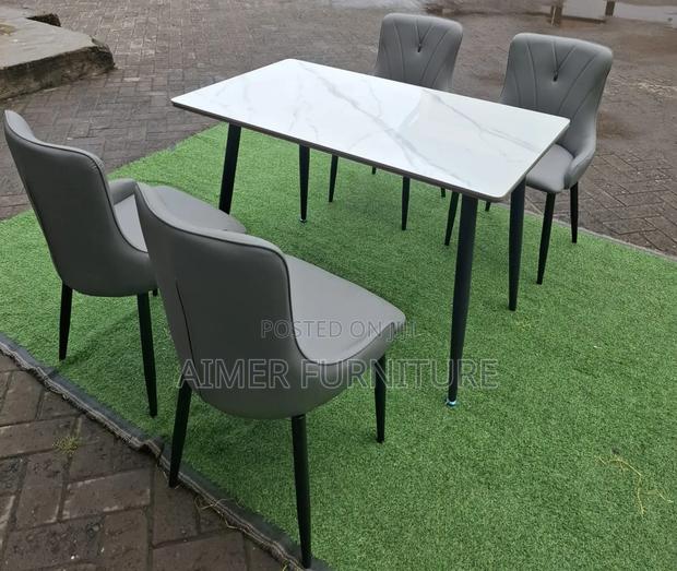 White/Grey Dining Set