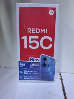 New Xiaomi Redmi 15C 4G 128 GB Red