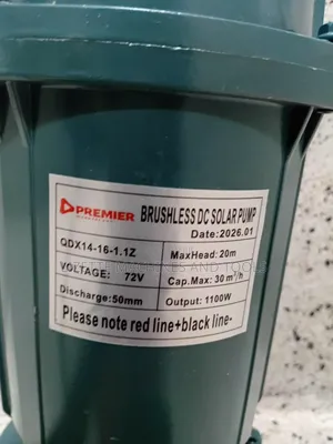 Premier 1100w Brushless Dc Solar Pump 72v