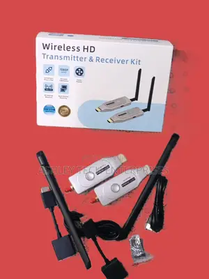 Fjgear Wireless Hdmi Extender – 100m (No Cables Needed)