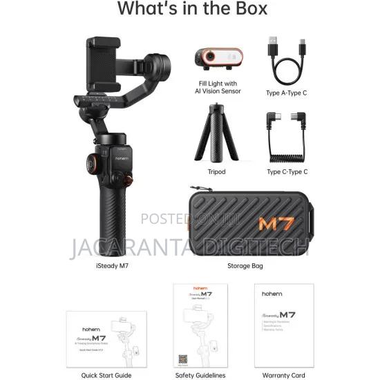 Hohem Isteady M7 Ai Tracking Smartphone Gimbal Stabilizer - thumbnail 3