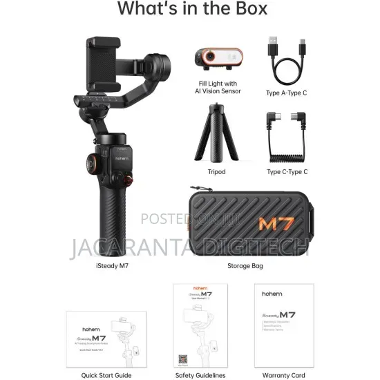 Hohem Isteady M7 Ai Tracking Smartphone Gimbal Stabilizer