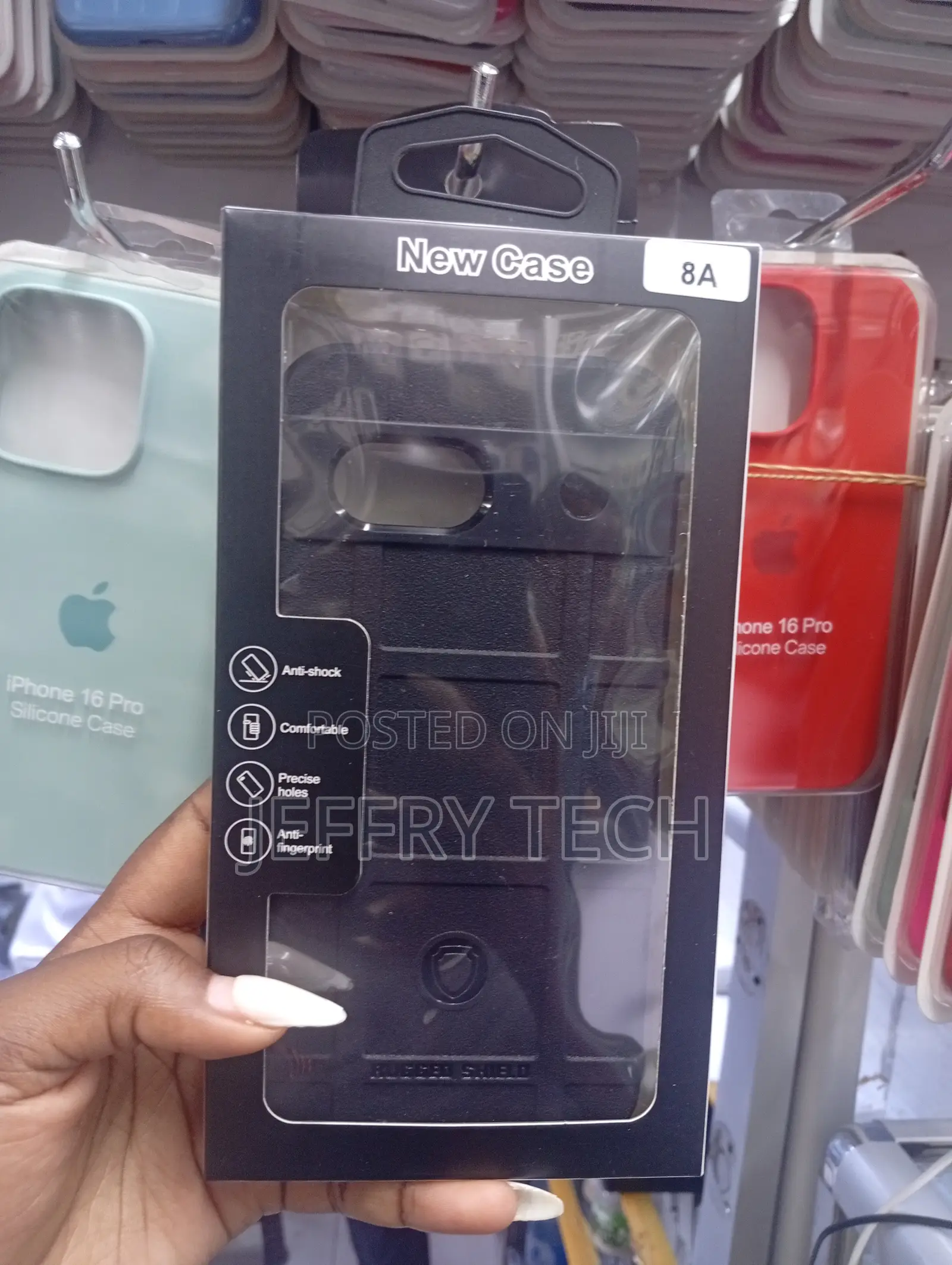 iPhone 16 Pro, Anti-Shock Protection a Comfortable Grip Case