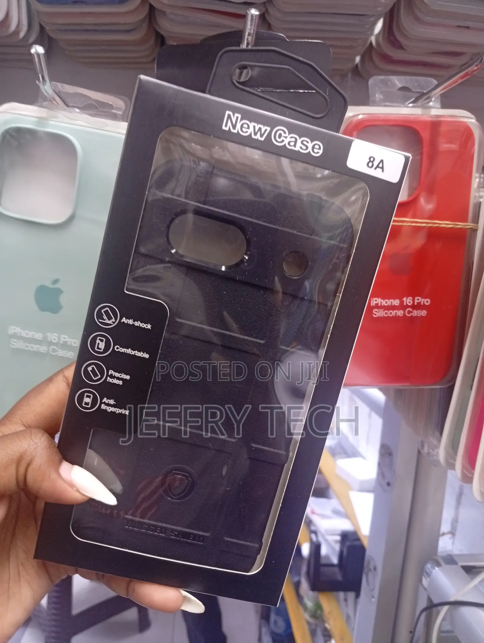 iPhone 16 Pro, Anti-Shock Protection a Comfortable Grip Case