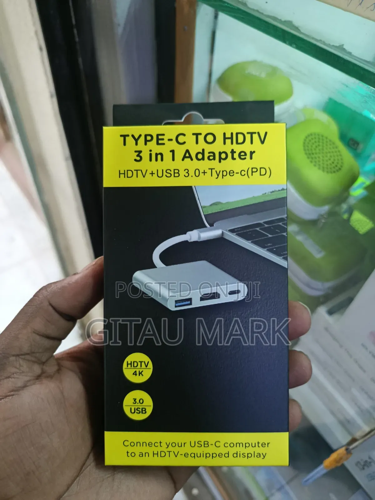 Type C to HDTV 3 in 1 Adapter