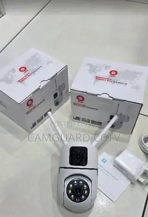 Dual Lens Surveillance Camera 1080p – V380 Pro, Type-C Cable Included