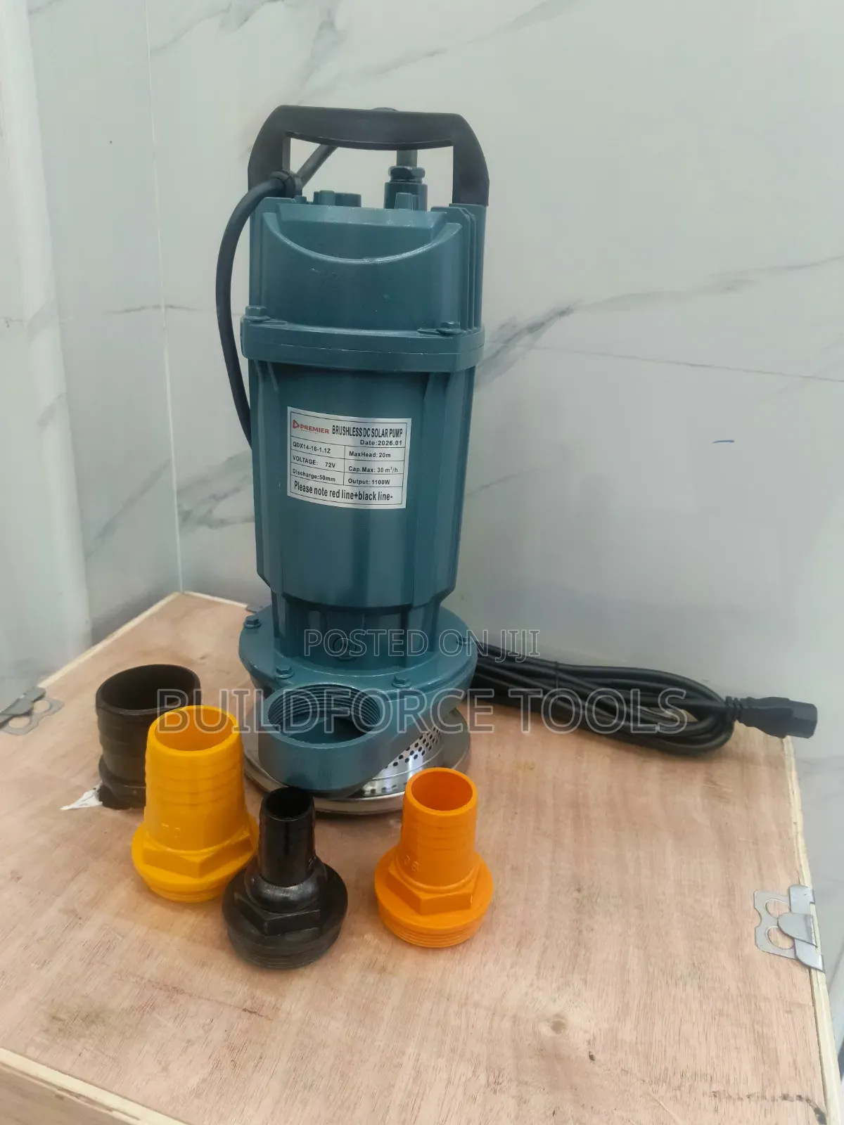 Dc Premier Brushless Submersible Water Pump 1100 Watts