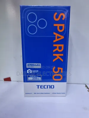 New Tecno Spark 50 128 GB Black
